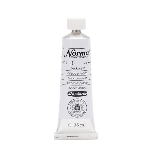 Norma oil paint 35 ml, opaque white (g.p. 1L=225,42€)